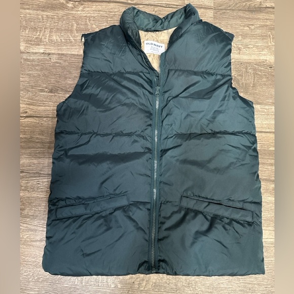 Old Navy Tan Puffer Vest - Picture 2 of 8